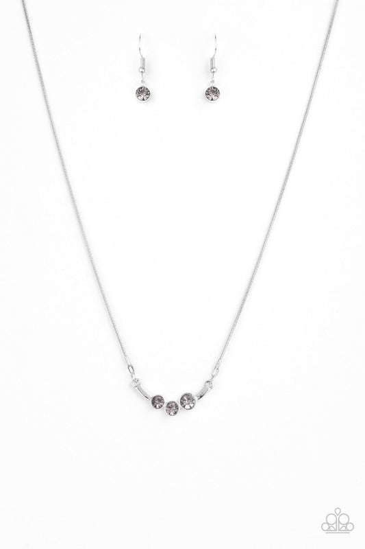 Sparkling Stargazer Silver Necklace Paparazzi N0181