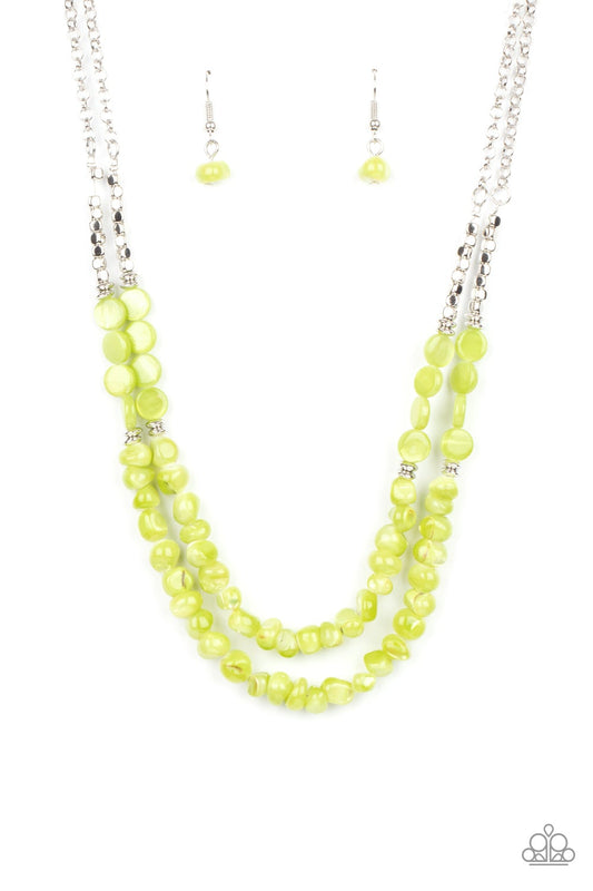 Staycation Status Green Necklace Paparazzi N0284