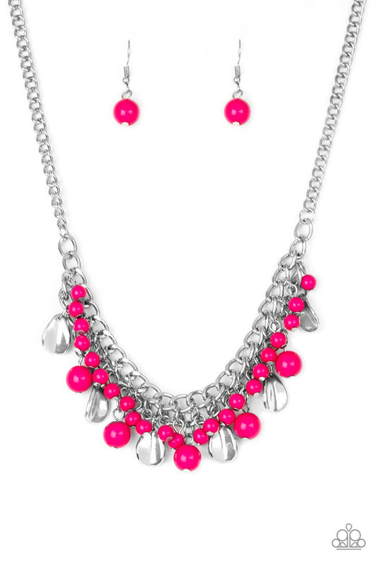 Summer Showdown Pink Necklace Paparazzi N0145