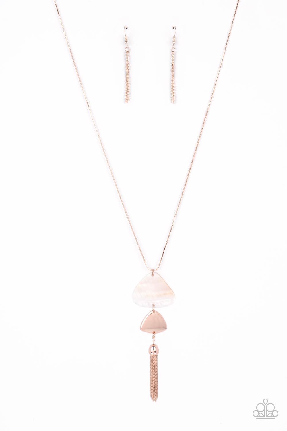 Tide You Over Rose Gold Necklace Paparazzi N0377