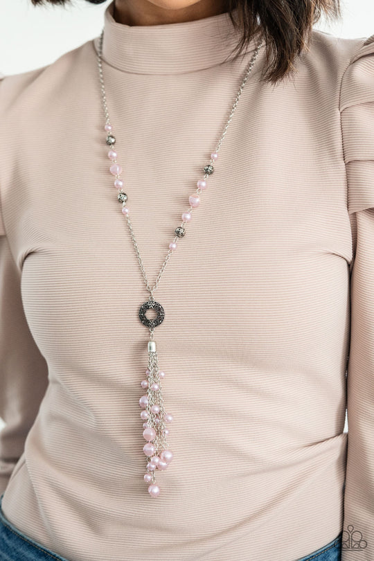 Tasseled Treasure Pink Necklace Paparazzi N0179