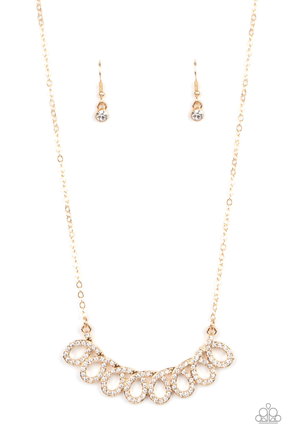 Timeless Trimmings Gold Necklace Paparazzi N0124