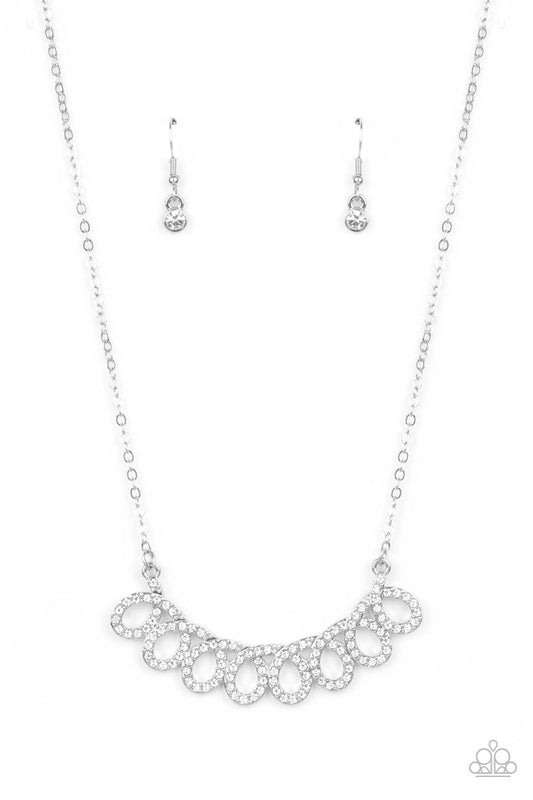 Timeless Trimmings White Necklace Paparazzi N0209