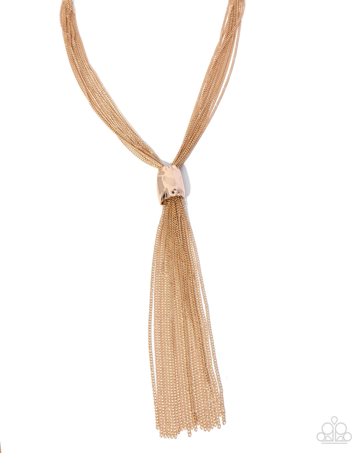 Paparazzi Copious Class - Gold Chain Tassel Necklace Fall 2026 Preview Pack N4024