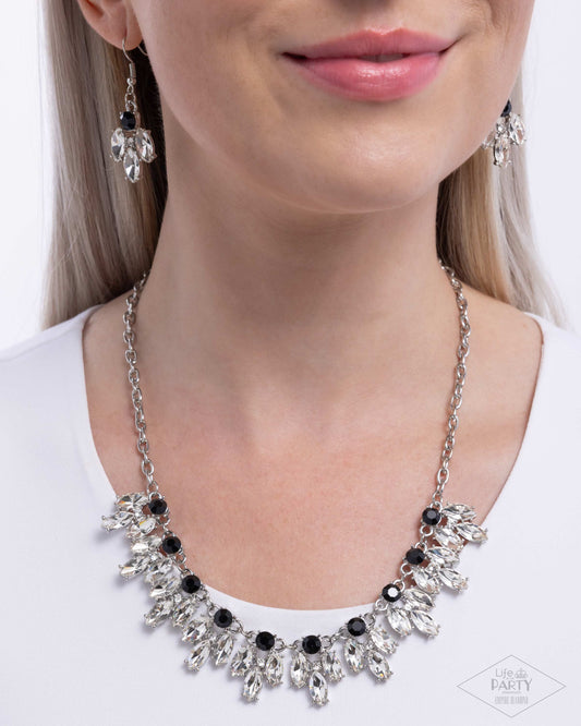 The Chris ZI Necklace Empire Diamond Encore 2024 Life Of The Party Paparazzi