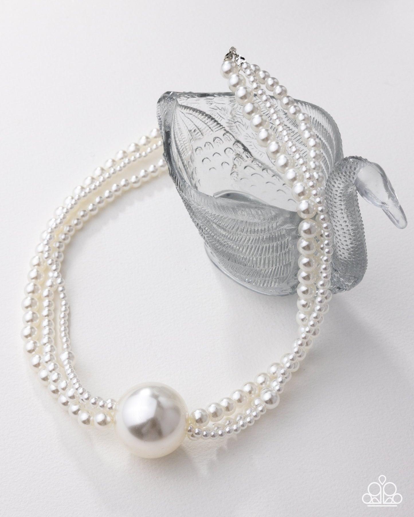Paparazzi Polished Professional White Pearl Necklace December 2025 Life Of The Party N3844