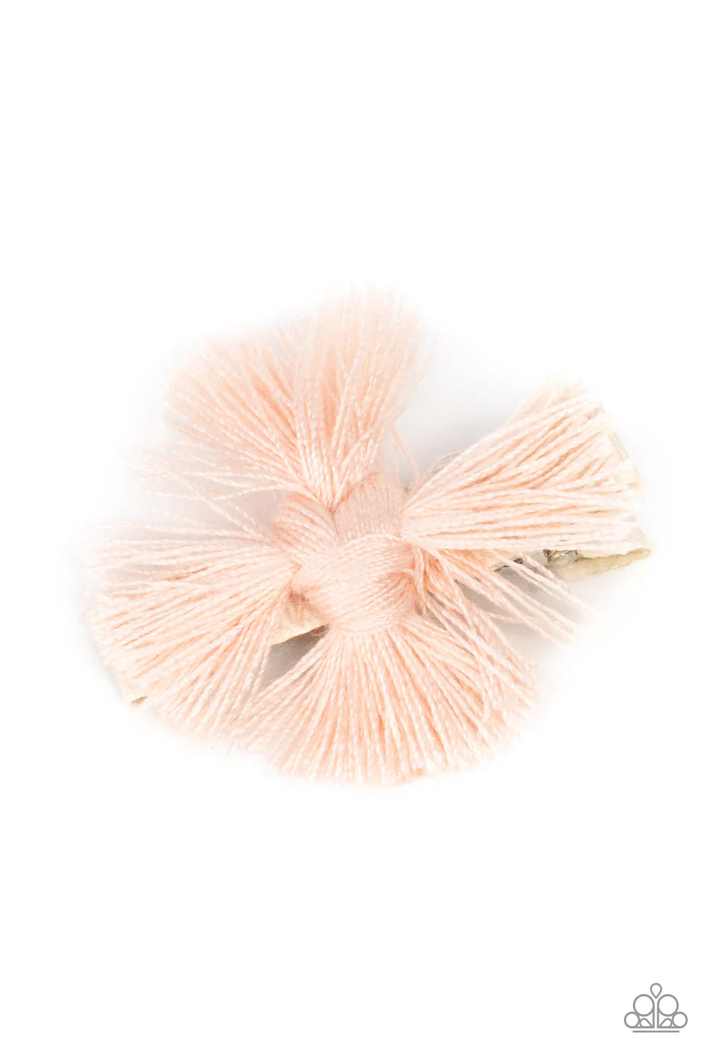 Tasseled Terrace Pink Tassel Floral Hair Clip Paparazzi H0113