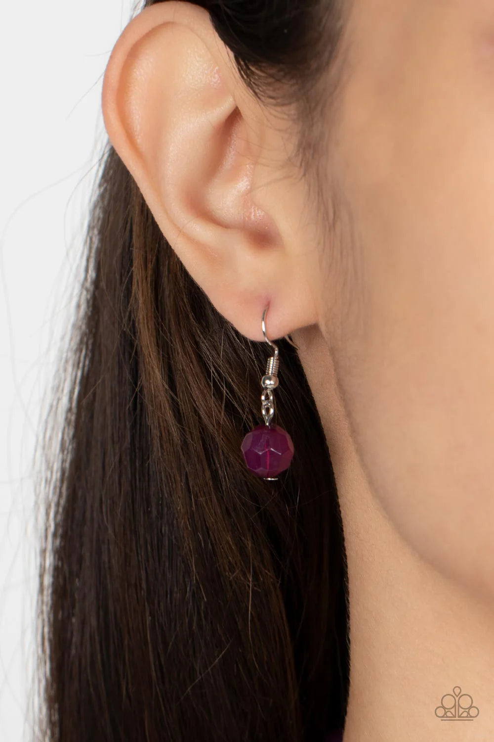 Paparazzi Tropical Trove - Multi Orange Blue Purple Green Acrylic Bead Necklace N1908