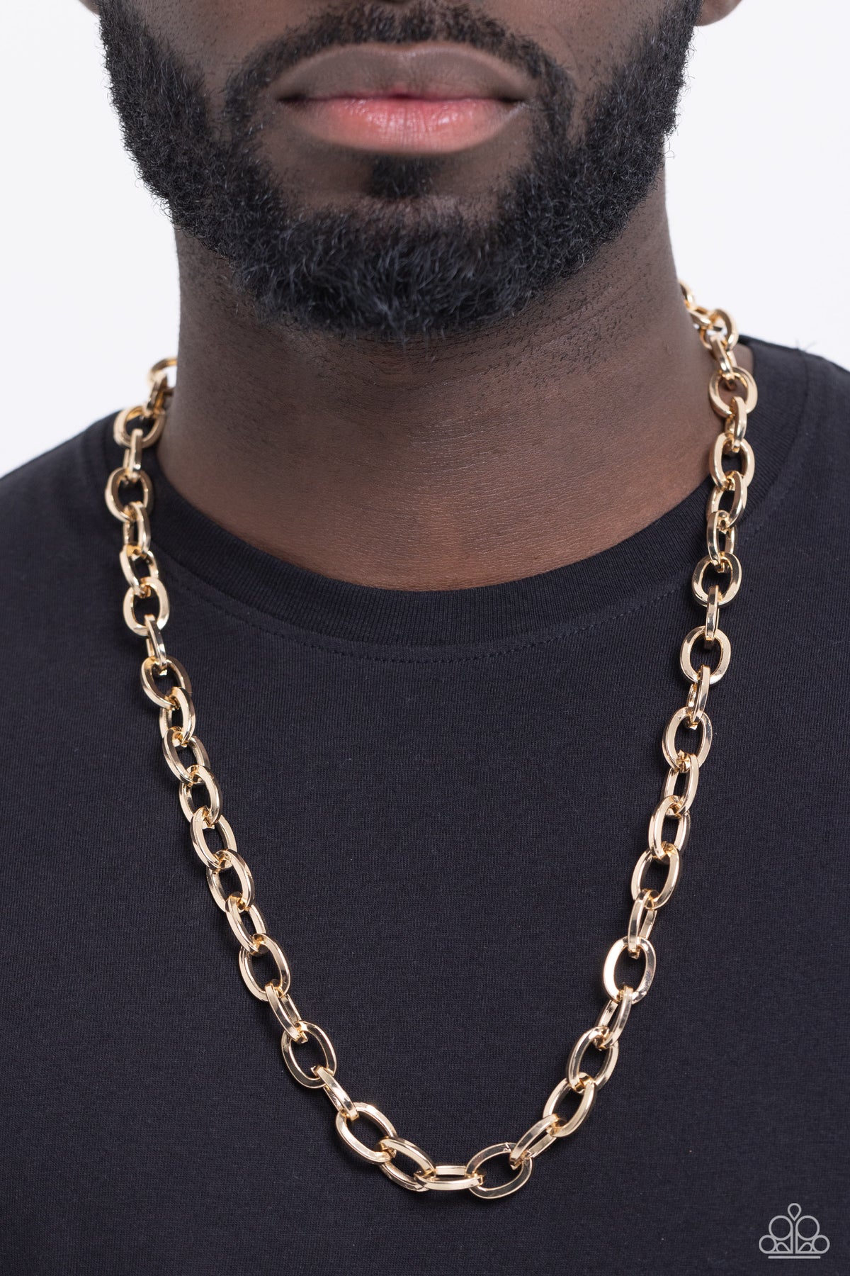 Paparazzi Player of the Year - Gold Chain Urban Necklace N1185