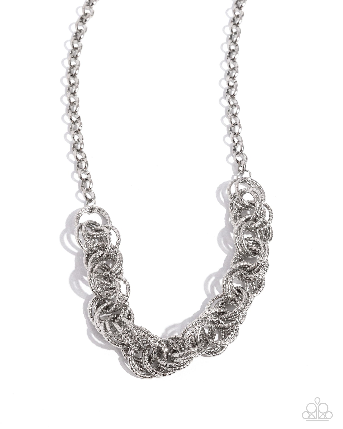 Urban Acoustics - Silver Chunky Chain Necklace Paparazzi N2473