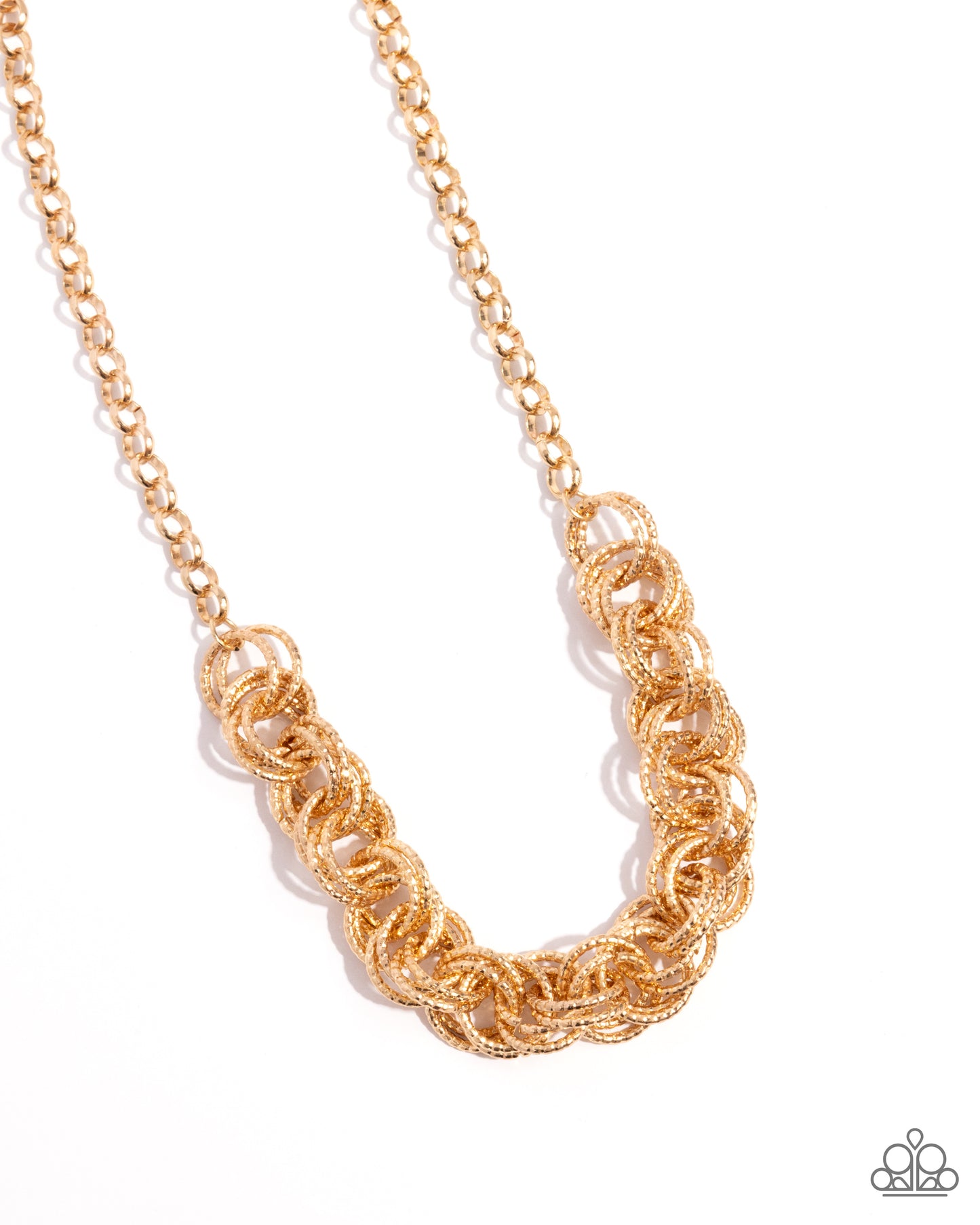 Urban Acoustics - Gold Chunky Chain Necklace Paparazzi N2199