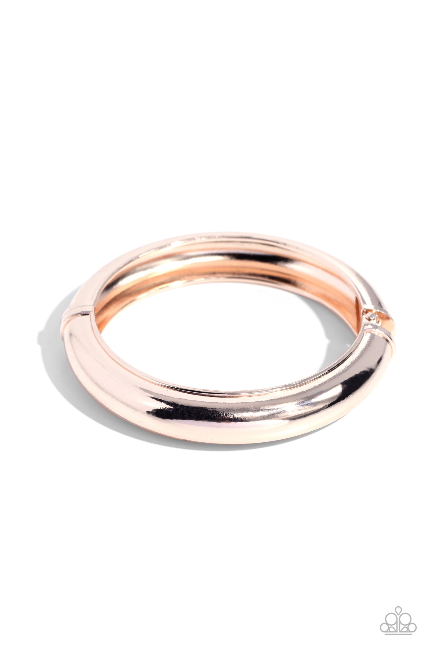 Strut Your CUFF - Rose Gold Hinge Bracelet Paparazzi B1772