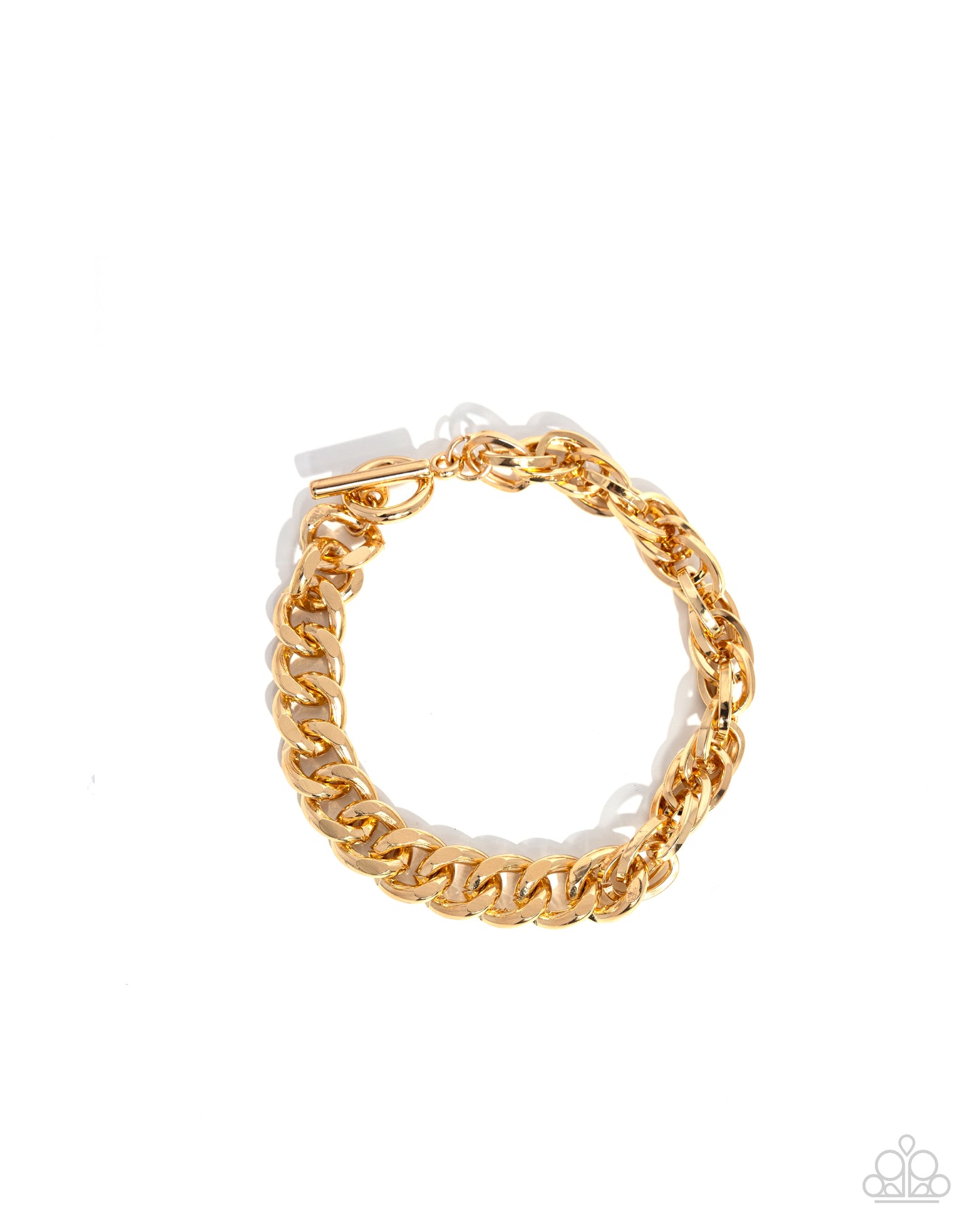 Mismatched Masterpiece - Gold Urban Chain Bracelet Paparazzi B1652