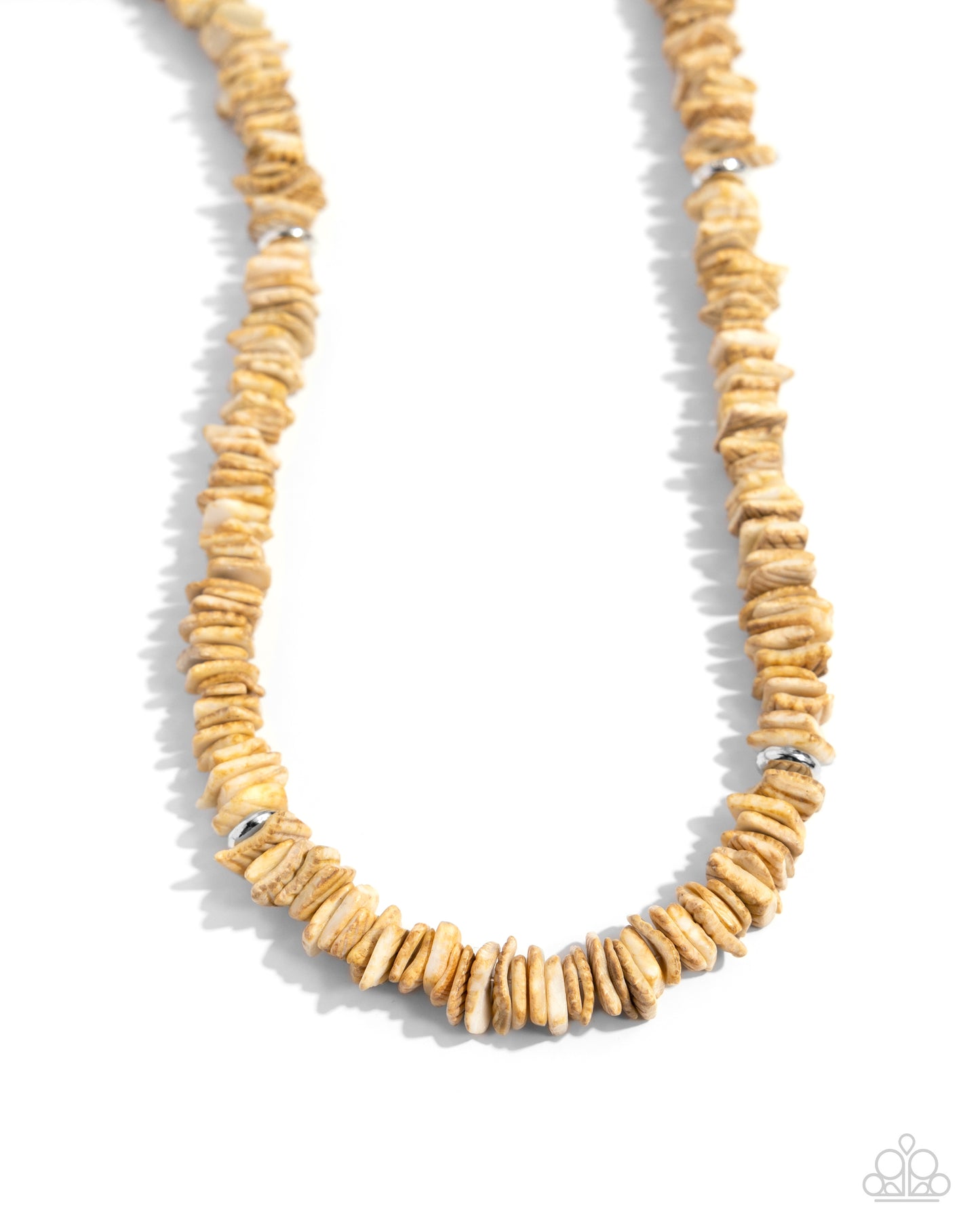 On A SHELL-ular Level - Brown Puka Shell Urban Necklace Paparazzi N2208