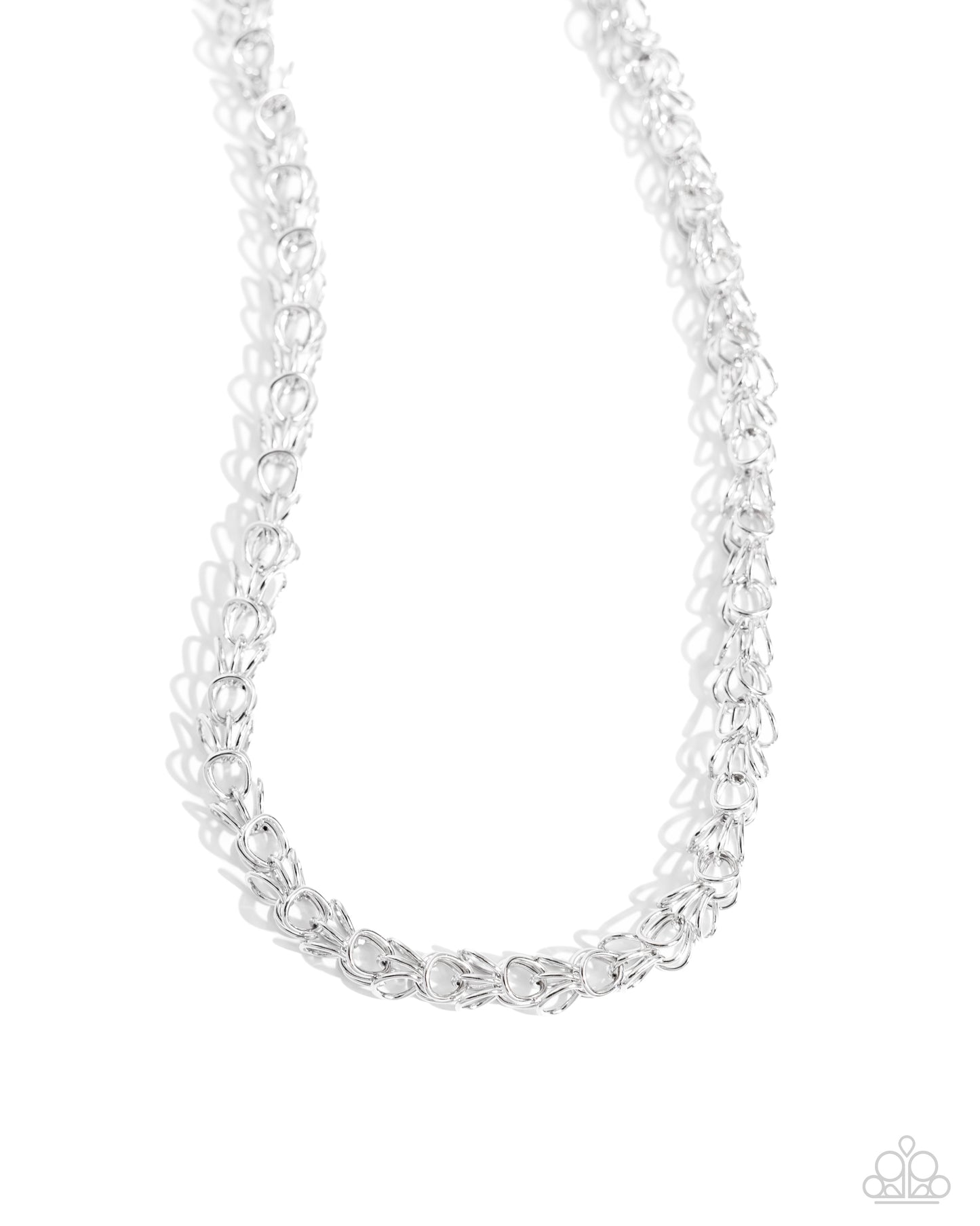 Industrial Influence - Silver Chain Necklace Paparazzi N2281