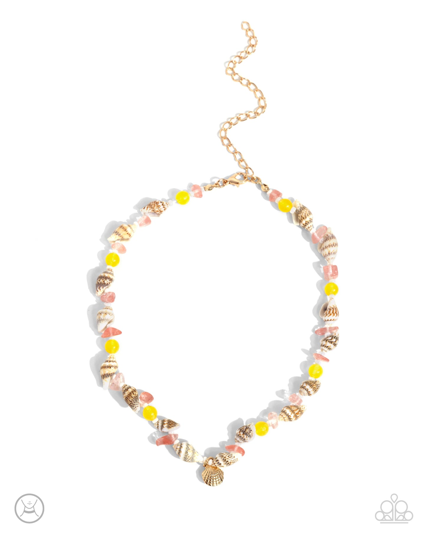 SAND-sational Season - Multi Colored Seed Bead,  Seashell, Star Fish, Summer Beach Vibe Choker Necklace Paparazzi N2349