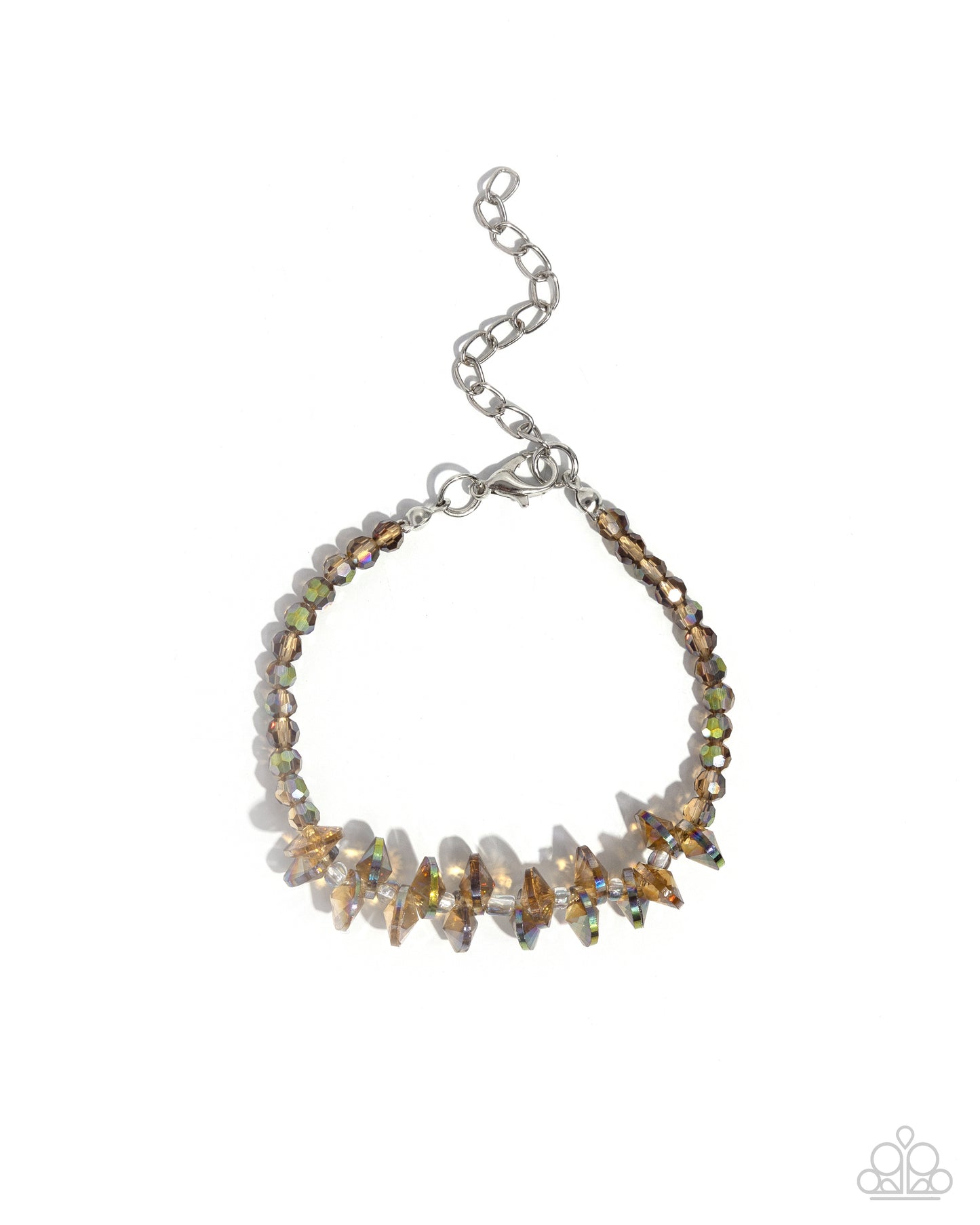 Flickering Facade - Multi Colored Prism-Like Bead Bracelet Paparazzi B1904