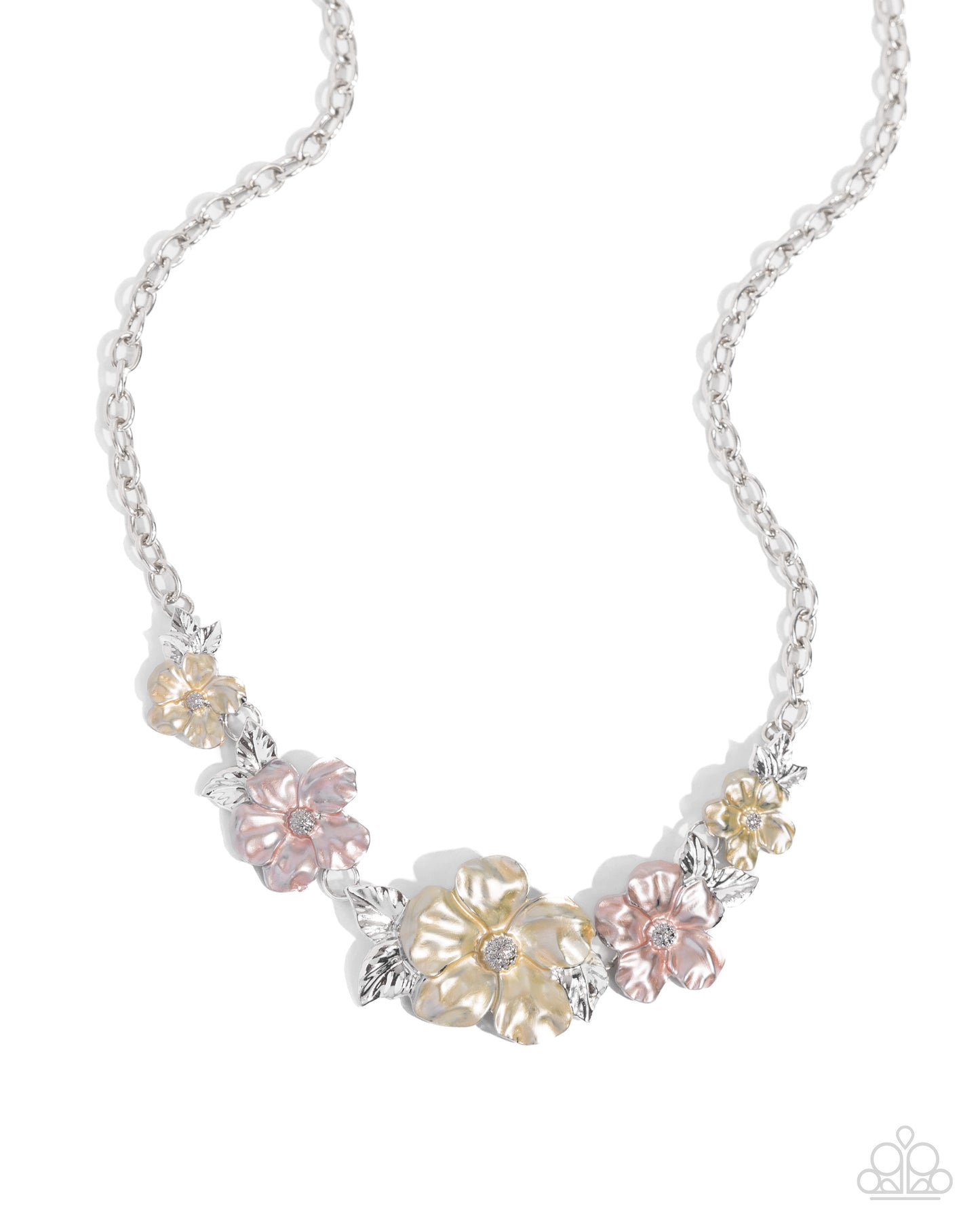 Bouquet Brilliance - Yellow Baby Desert & Lemon Drop Flower Necklace Paparazzi