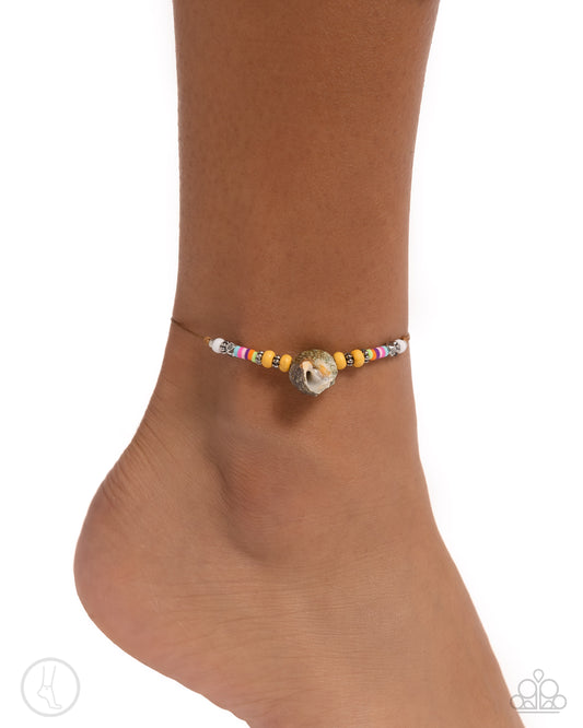 Break the SHELL - Multi Anklet Paparazzi