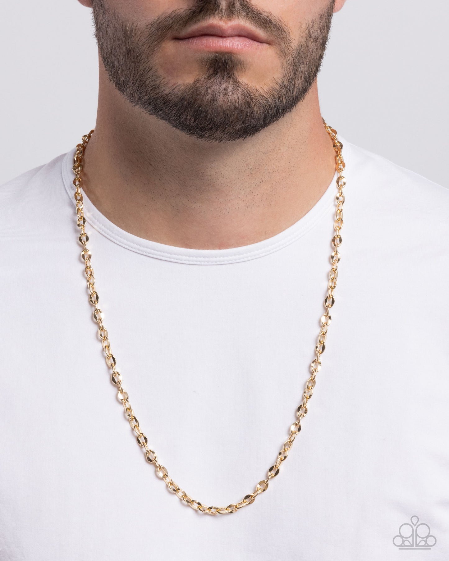 Paparazzi Cable Charisma - Gold Urban Cable Chain Necklace N3859