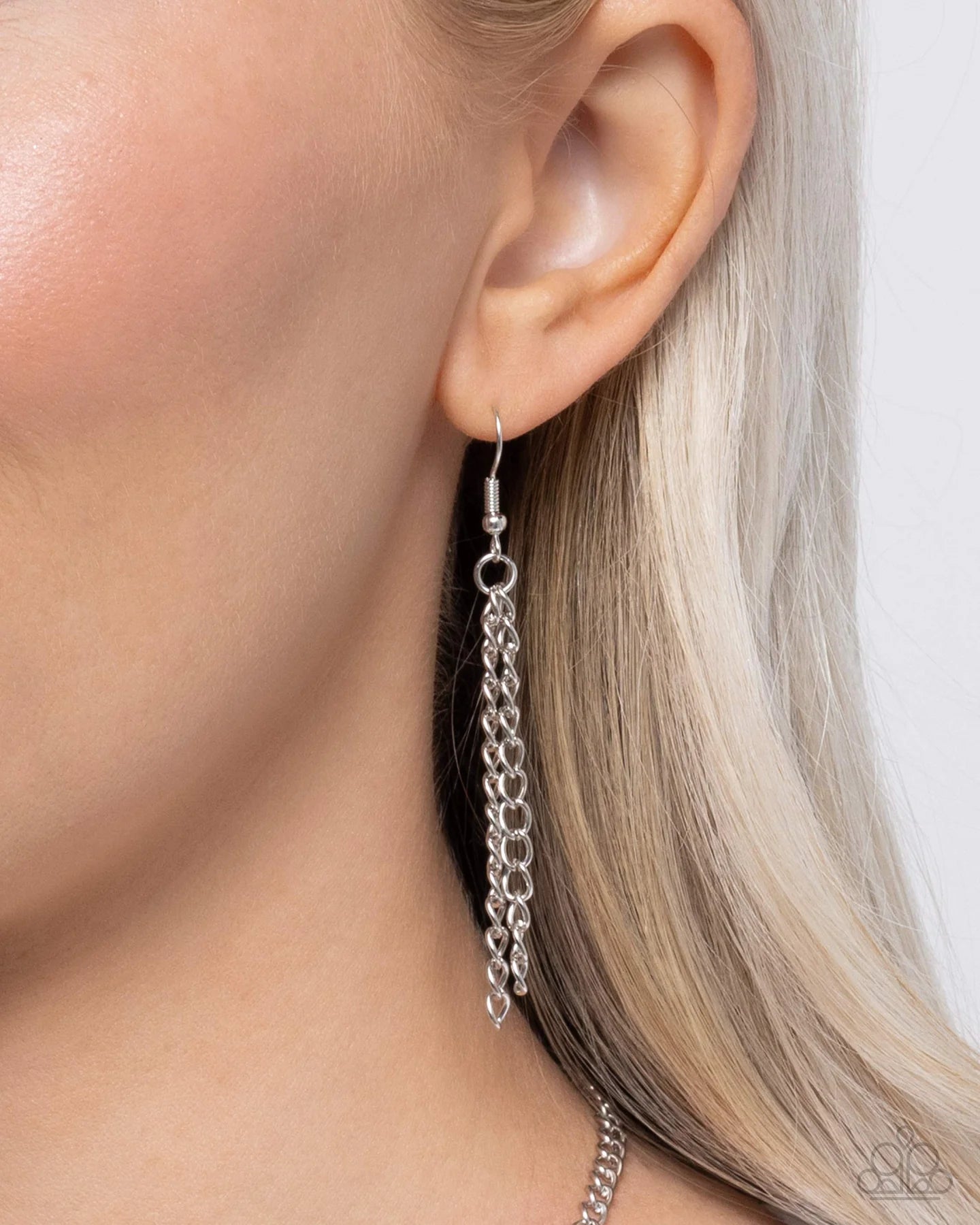 Paparazzi Enigmatic Ease - Blue Turquoise Multi Stone Silver Short Necklace N2871