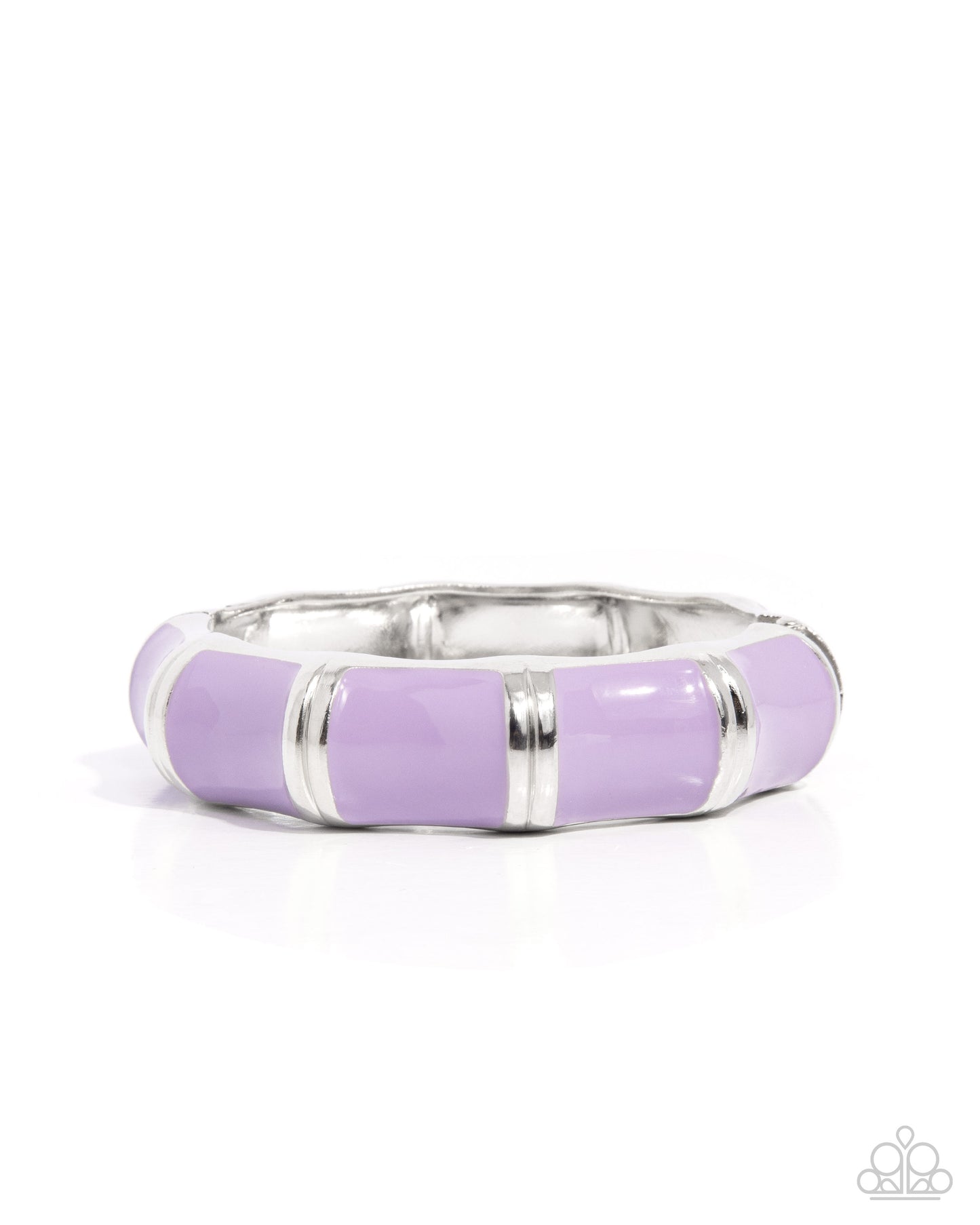 Pearlized Promise - Purple Pastel Lilac Painted Stretch Bracelet Paparazzi B2083