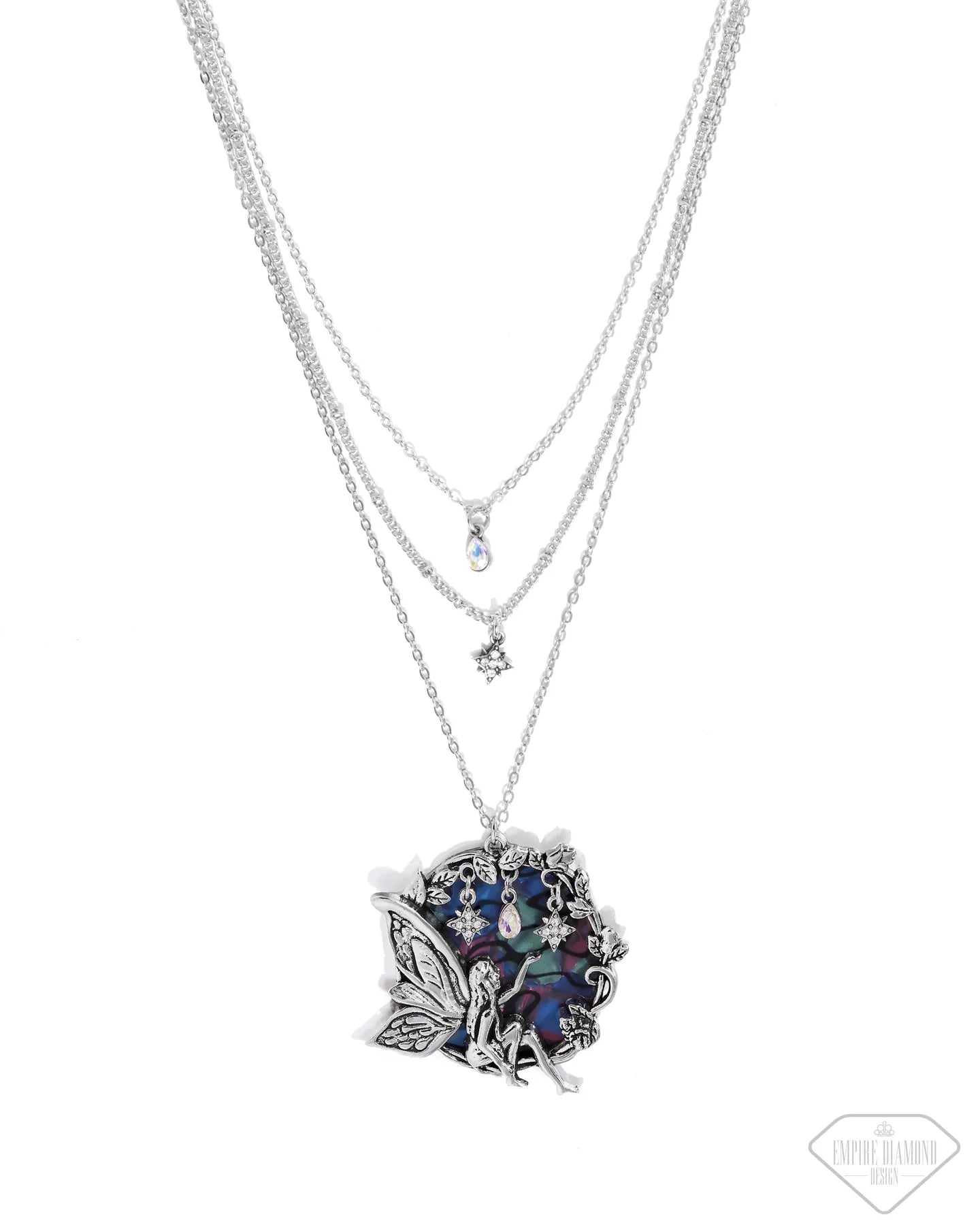 Fabled Fairy Multi Necklace Life Of The Party Empire Diamond Exclusive Paparazzi