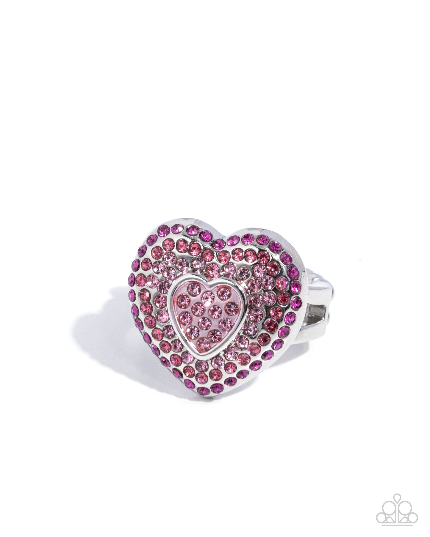 Paparazzi Radiant Resplendence - Pink Ombre' Fuchsia Rhinestone Ring R1392