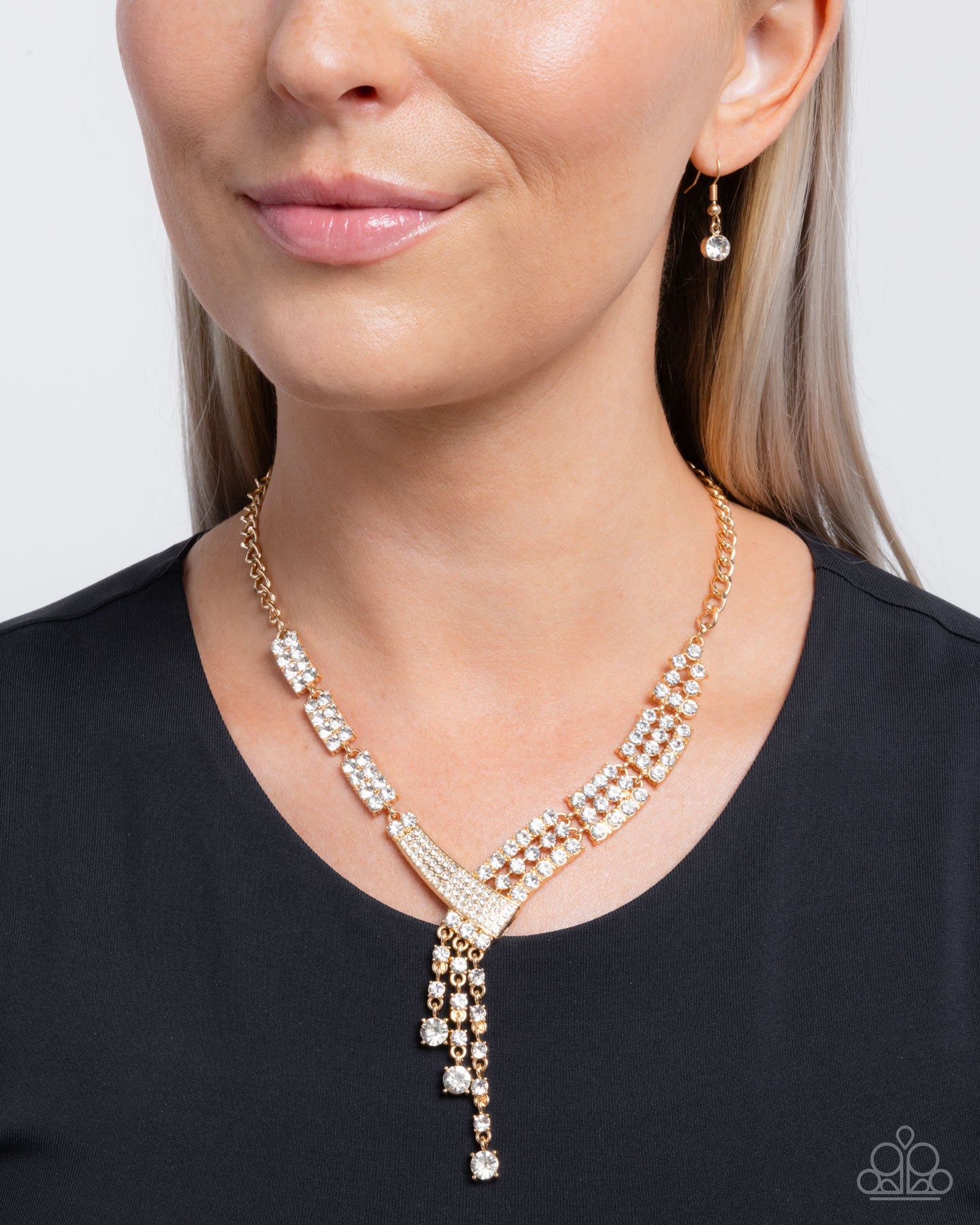 Diagonal Dazzle - Gold