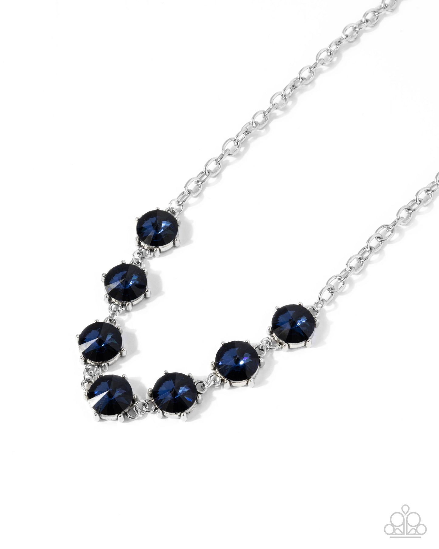 Drowning in Dazzle - Blue Montana Gem Necklace Paparazzi N2995