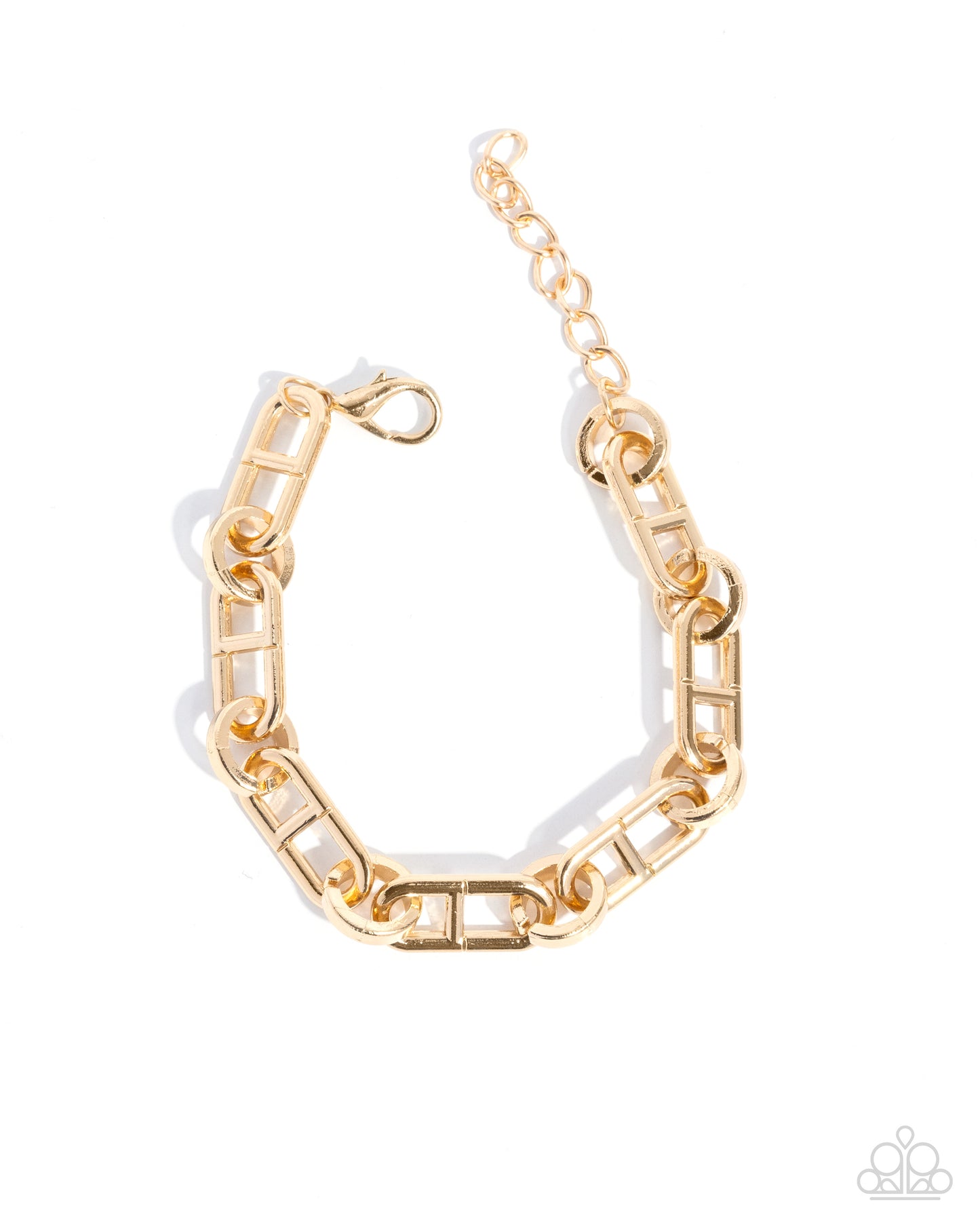 WHEEL Life - Complete Look - Necklace: The WHEEL Thing & Gold, Bracelet: Wheel Boss - Gold Jewelry Set Paparazzi N3559