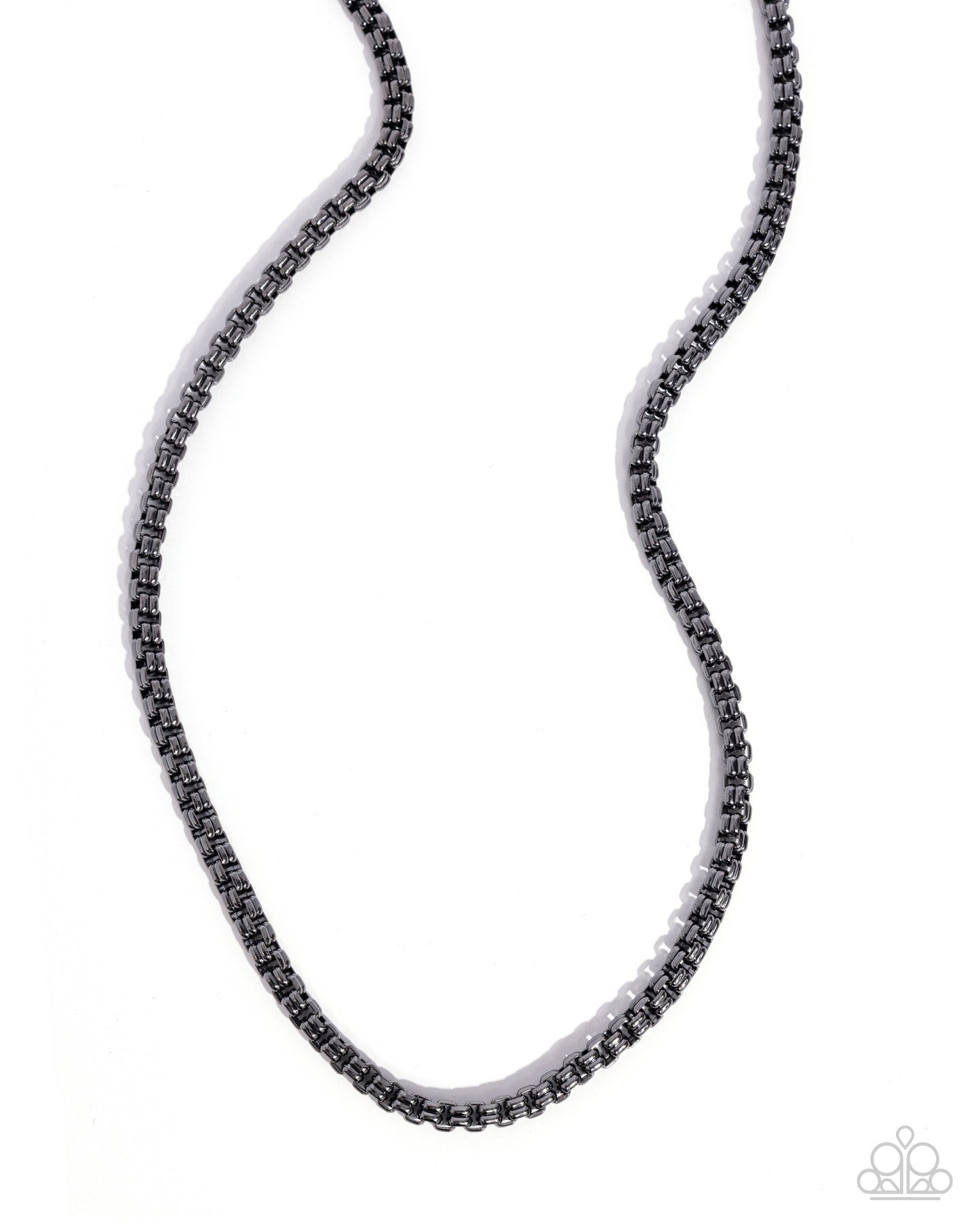 Complete Look - Alternative Appeal - Black Gunmetal Chain Urban Necklace & Alternative Approach - Black Gunmetal Urban Chain Bracelet Paparazzi