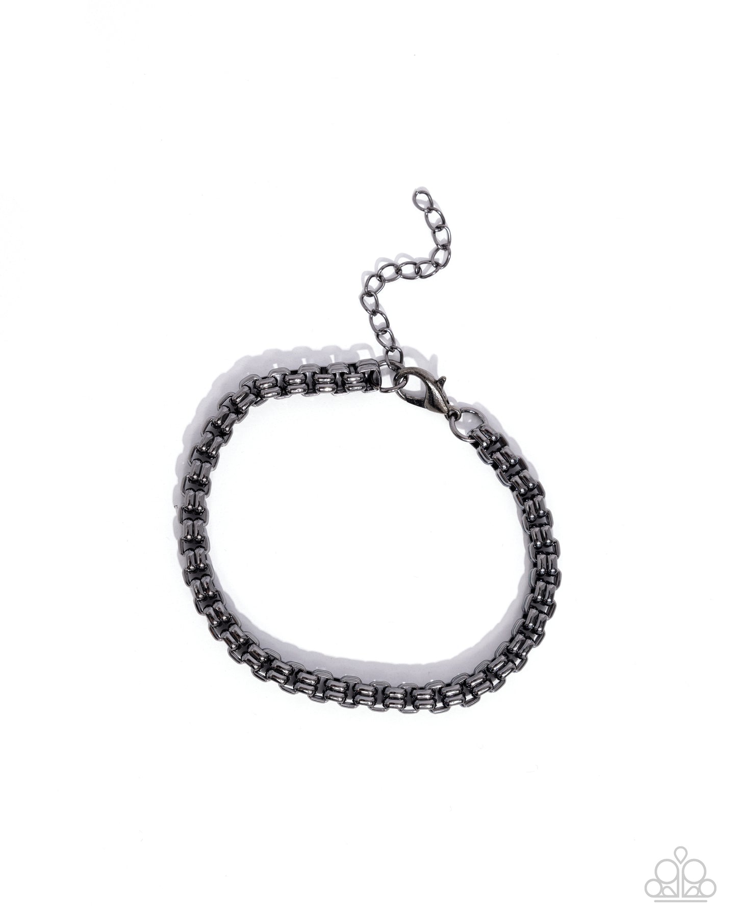 Complete Look - Alternative Appeal - Black Gunmetal Chain Urban Necklace & Alternative Approach - Black Gunmetal Urban Chain Bracelet Paparazzi