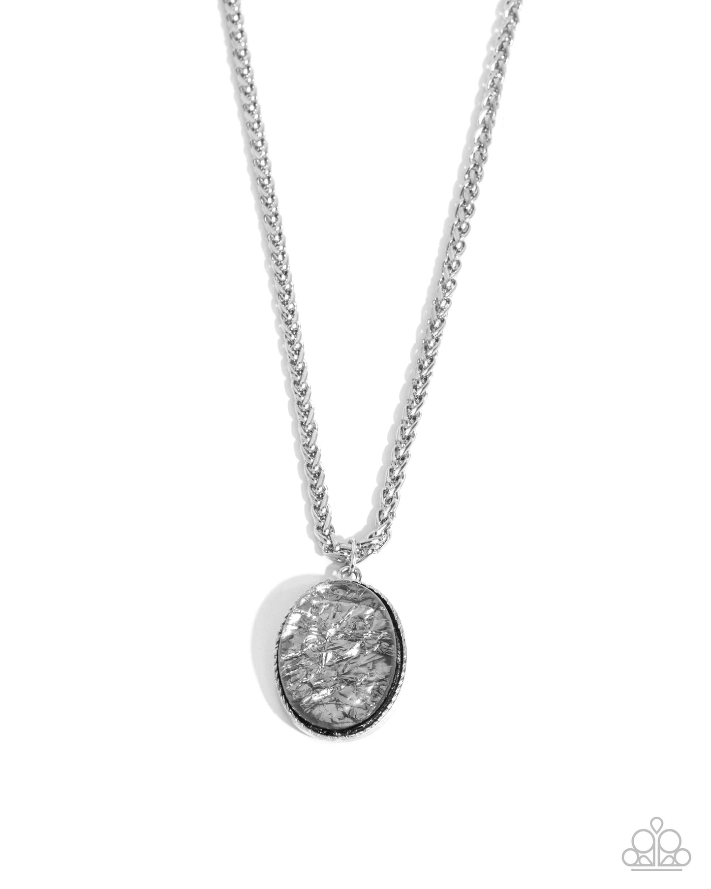 Rule the Light - Complete Look Rule the Night Silver Necklace & Bracelet: Rule the Flight - Silver Cuff Bracelet Set Paparazzi N3594