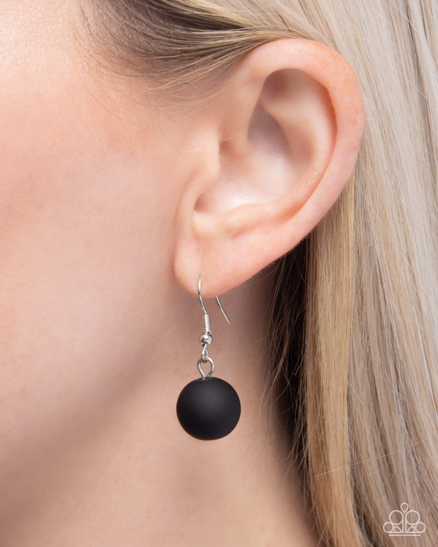 Cloudy with a Chance of CHARACTER - Black & Smoky Bead Necklace Paparazzi N2942