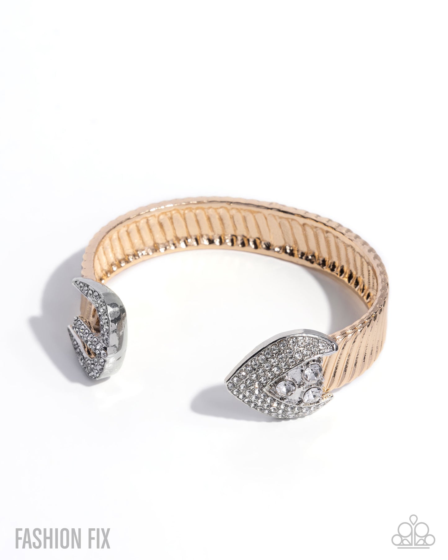 Fashion Forward Feature - Gold Buckle Style Cuff Bracelet Magnificent Musings Fashion Fix June 2025 Paparazzi B2249