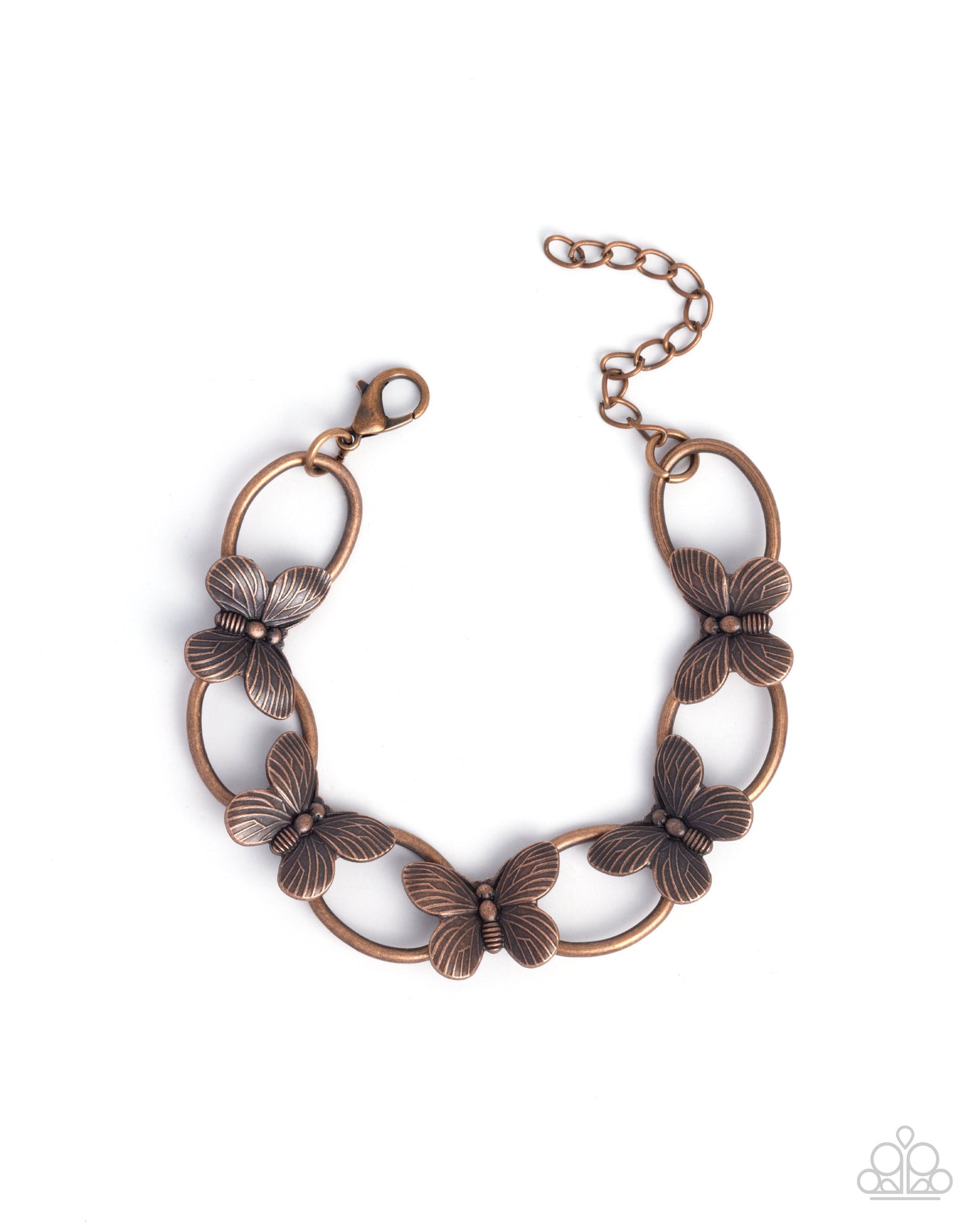 Fluttering Form - Complete Look Necklace: Butterfly Build - Copper Bracelet: Fluttering Fabrication