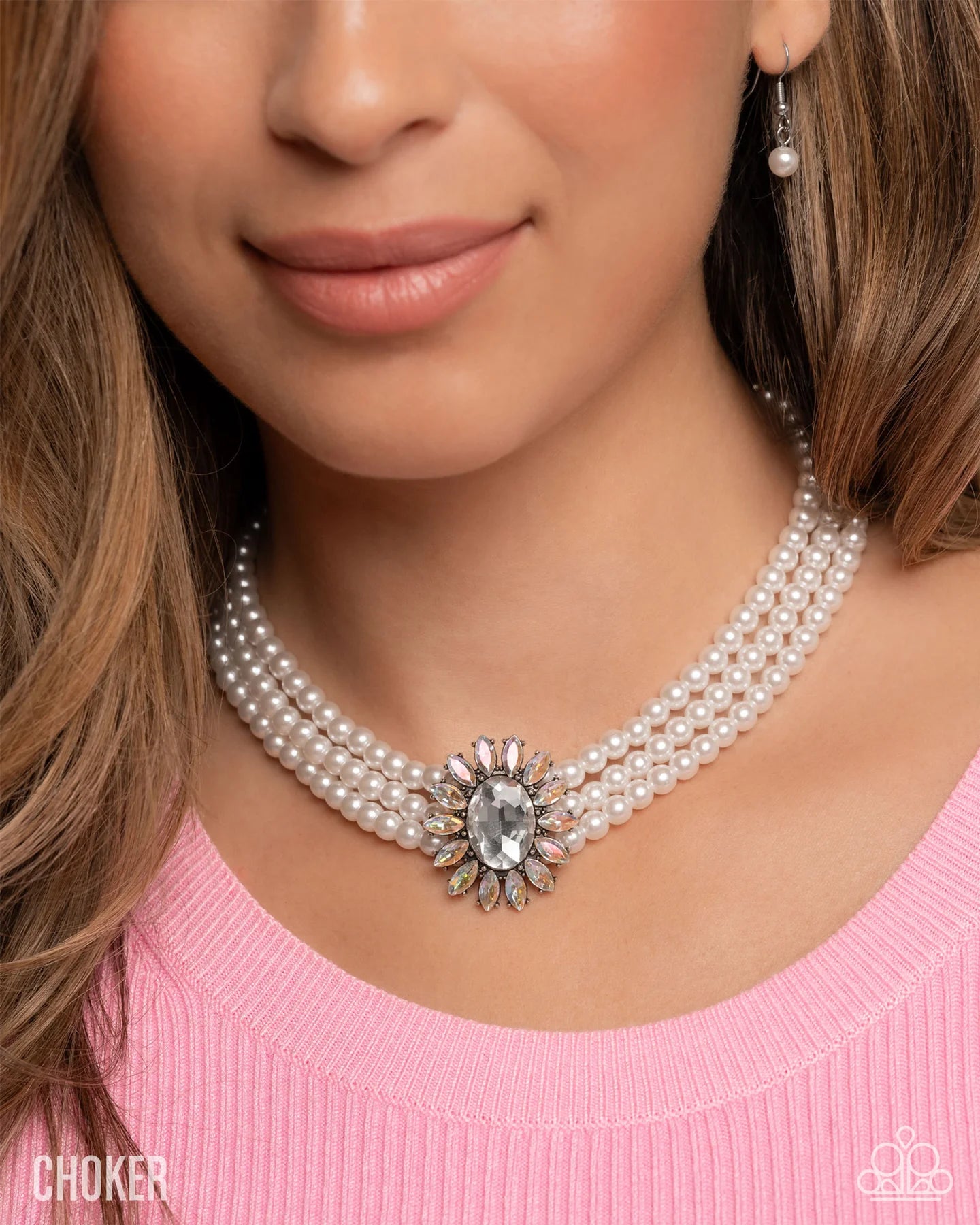 Paparazzi Conscious Chic - Complete Look - White Pearl Necklace & Bracelet 2-Piece Set N4075