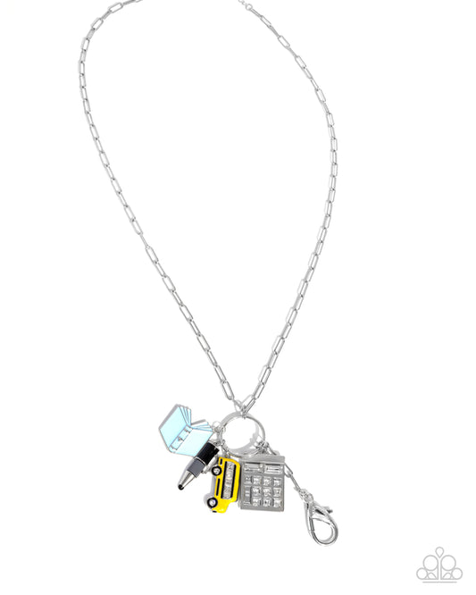 Back to School - Multi Back To School Lanyard Necklace Paparazzi N3533