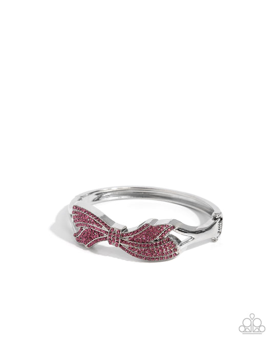 Paparazzi Blissful Bow - Pink
