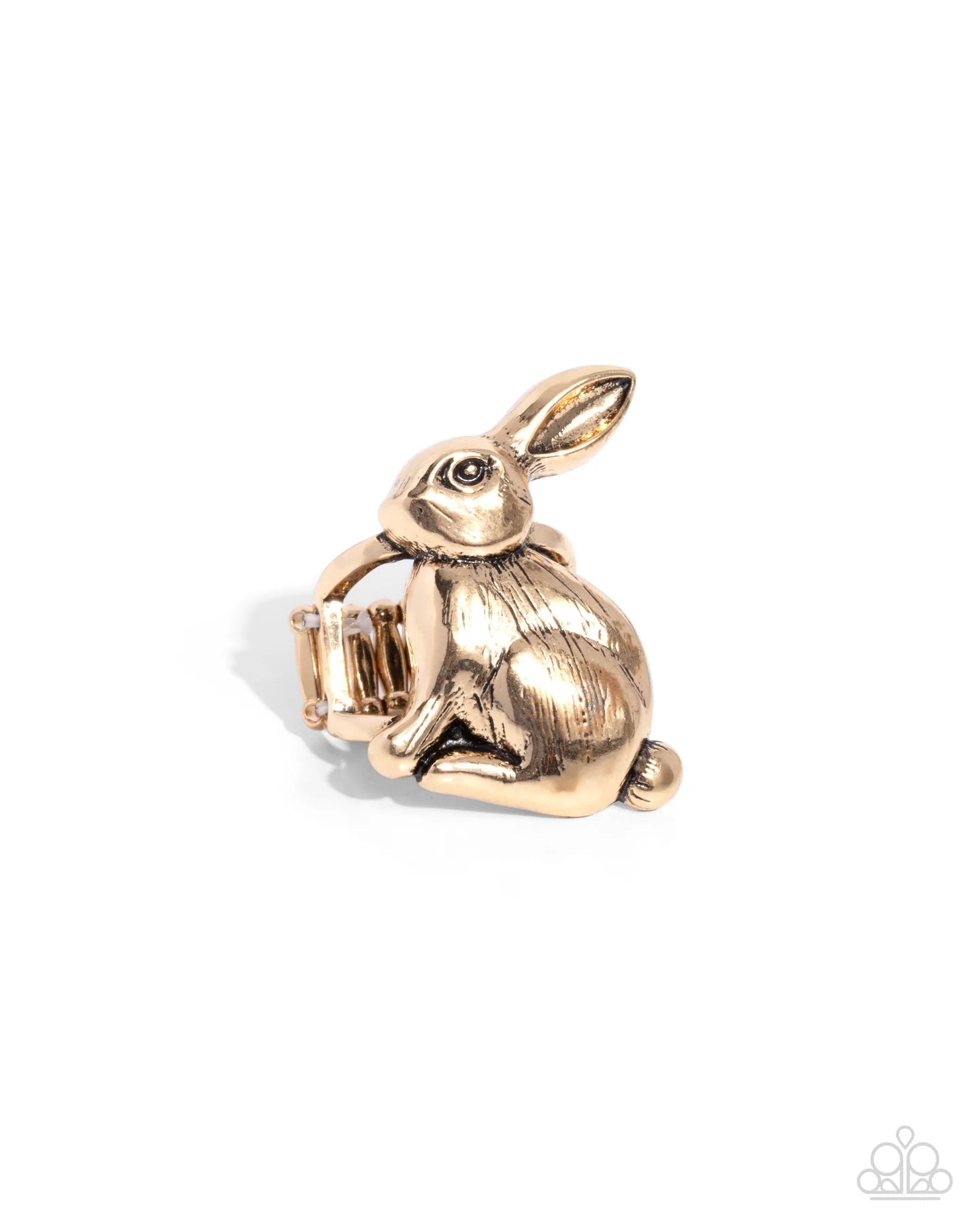 Paparazzi Rabbit Radiance - Gold Bunny Easter Rabbit Ring R1231