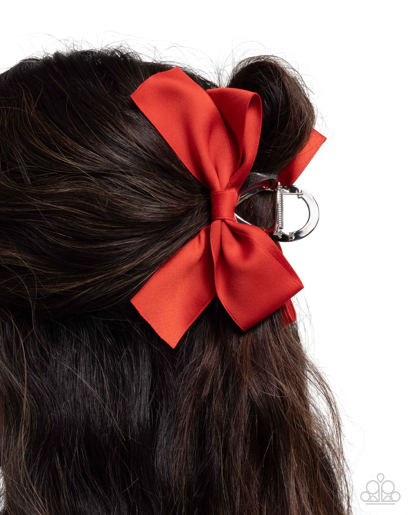 Coquette Class - Red Bow Hair Claw Paparazzi H0196