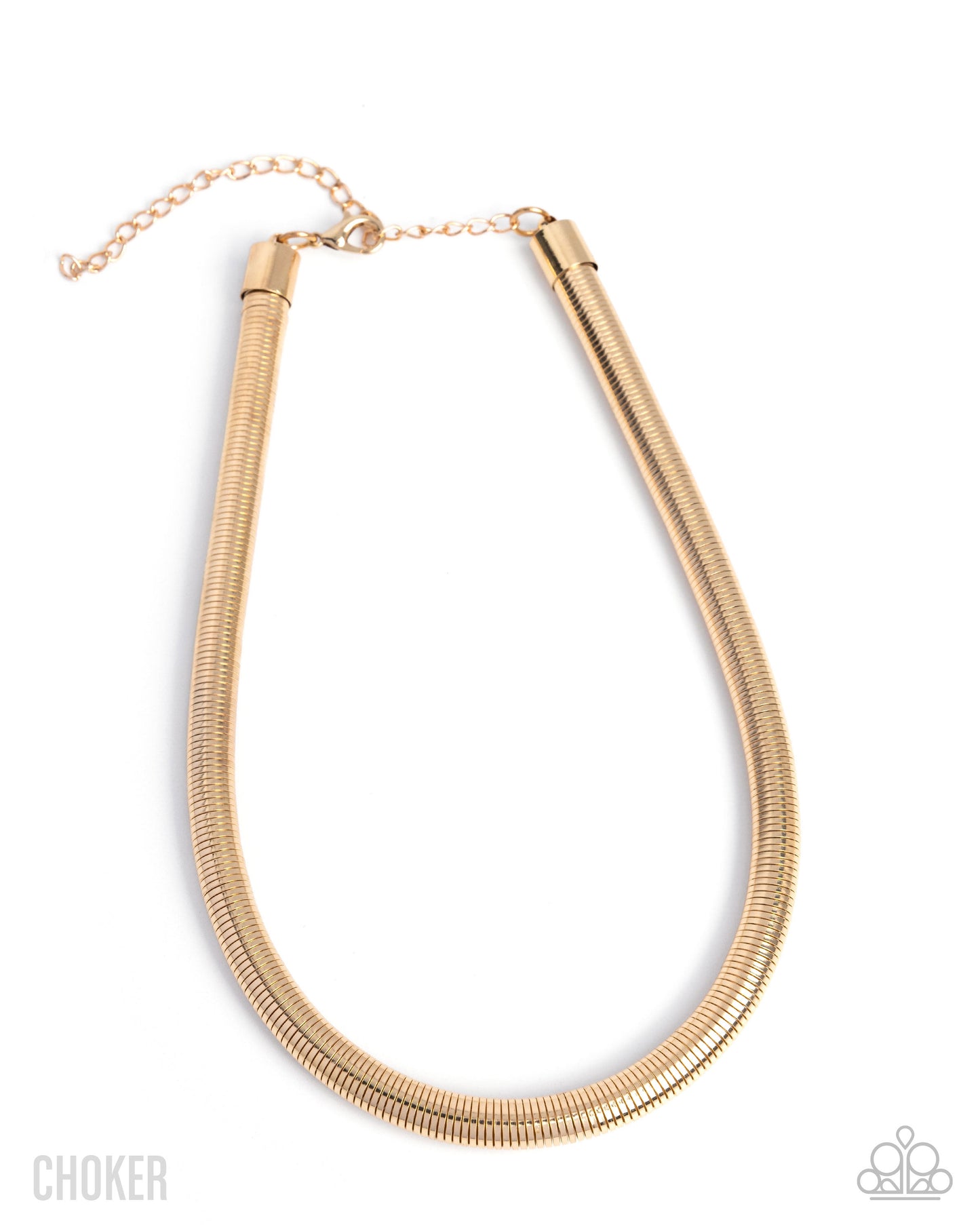 Paparazzi Elementary Elegance - Gold Snake Chain Choker Necklace
