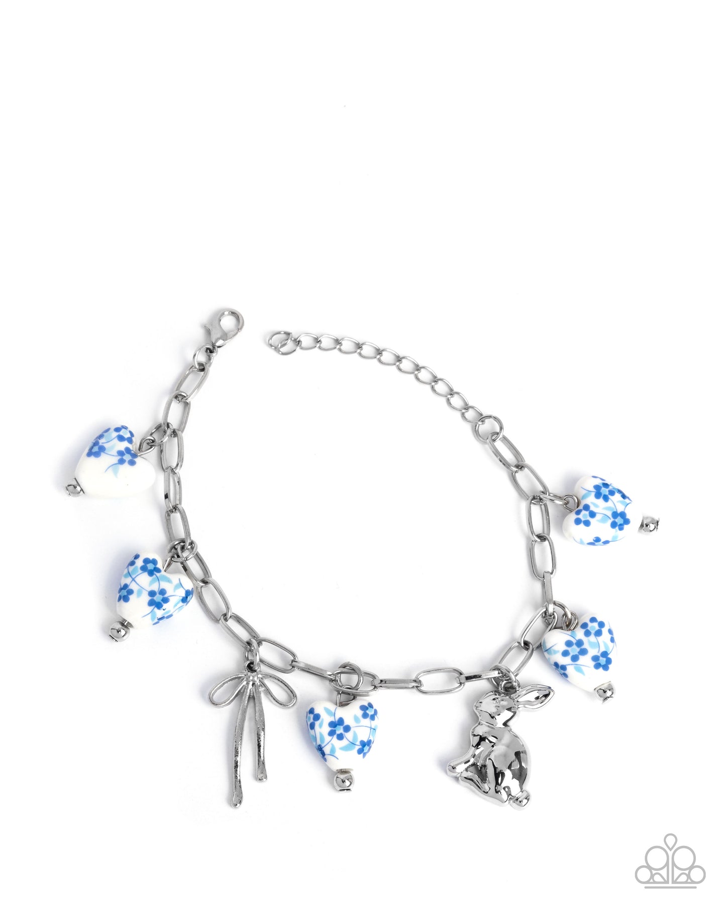 Painted Pact - Complete Look Painted Poetry - Blue Necklace & Painted Proficiency - Blue Bracelet Paparazzi N3430