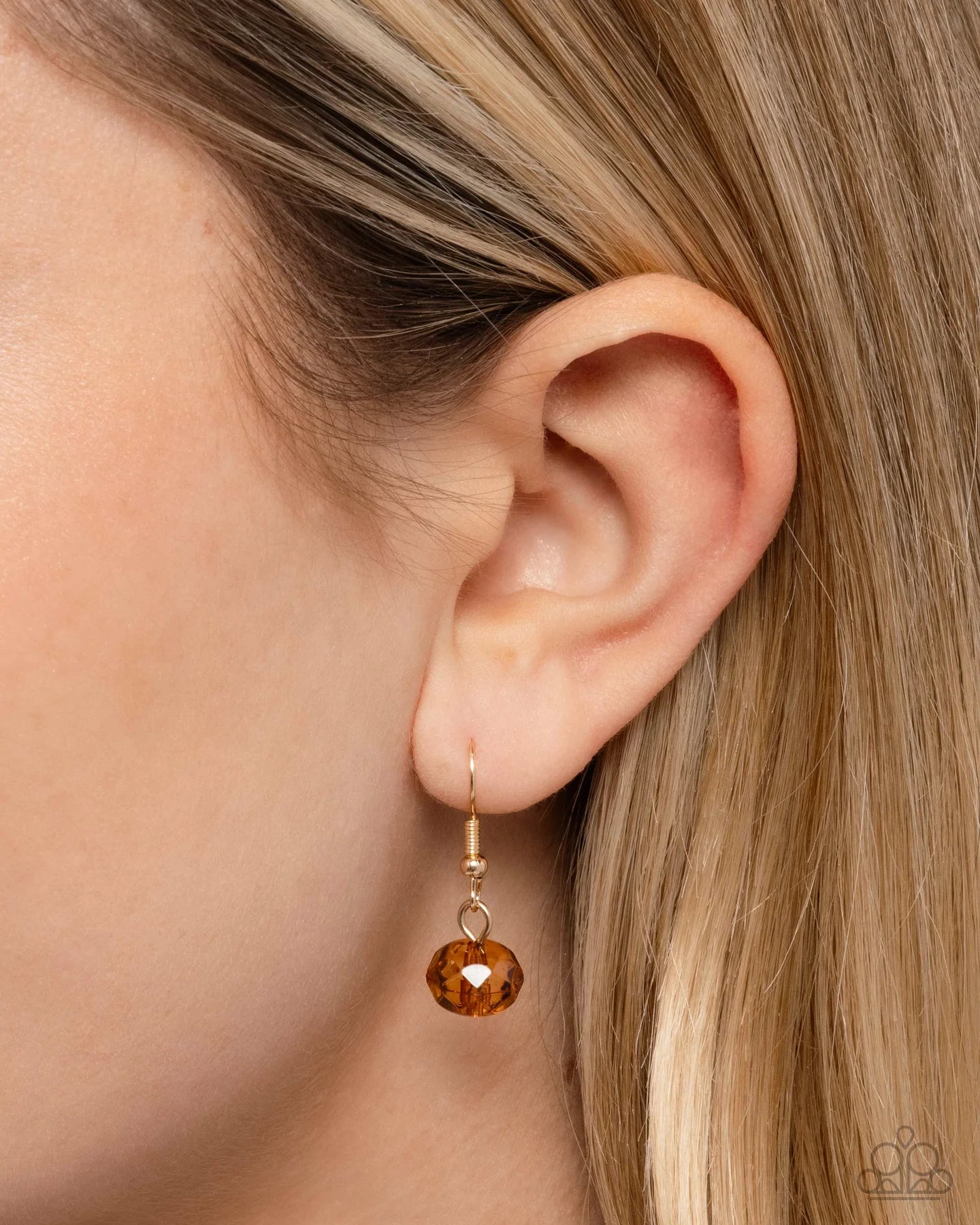 Paparazzi Girls Day - Brown Bead Gold Layered Short Necklace N3679