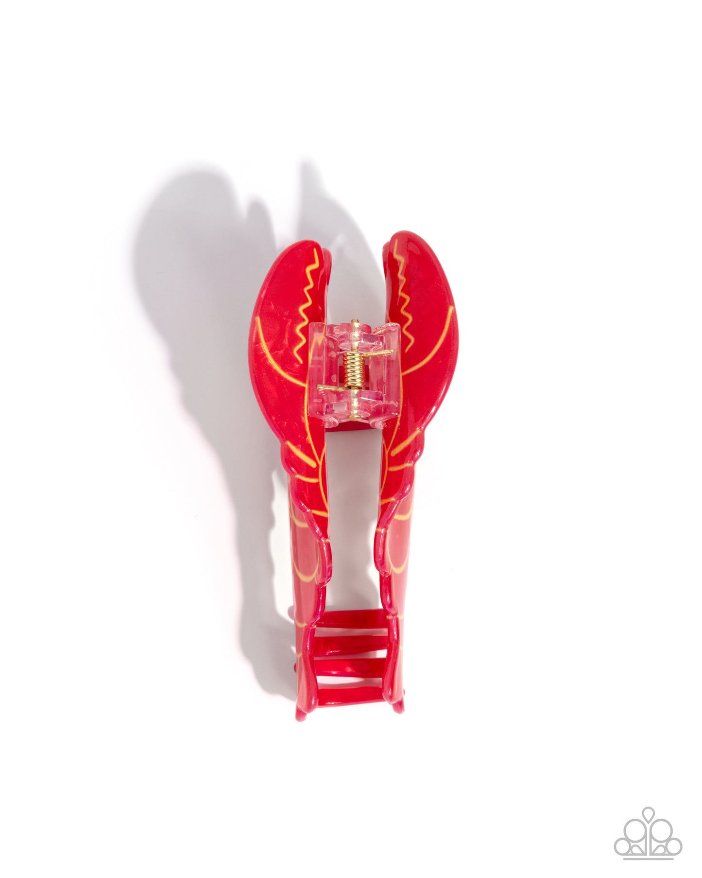 Lobster Leisure - Red Lobster Hair Claw Clip Paparazzi H0189