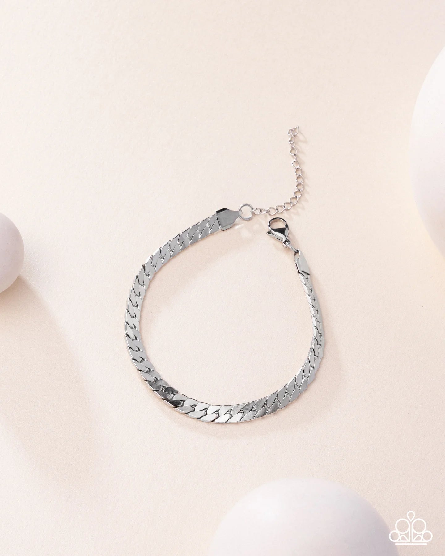 Weekend Wait - Silver Stainless Steel Urban Bracelet Paparazzi  2025 Convention Exclusive B2332