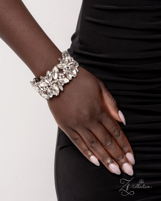 Composed Charm - White Zi Collection Bracelet 2025 Paparazzi