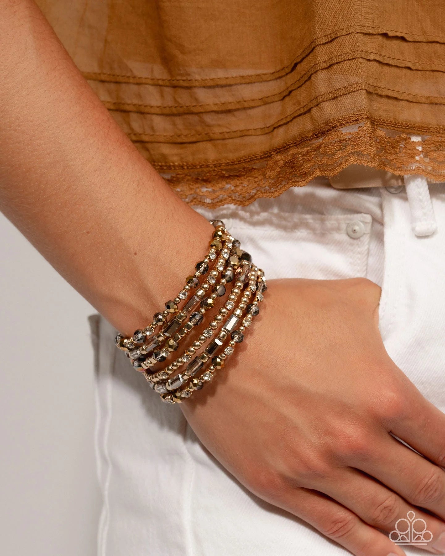 Timeless Tango Gold Coil Bracelet Life Of The Party September 2025 Paparazzi B2401