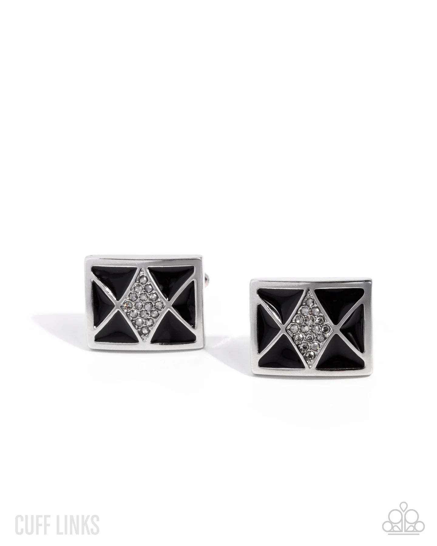 Iconic Invitation - Black Silver Cuff French Links Paparazzi 2025 Convention Exclusive CL013